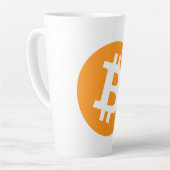 Bitcoin Latte Mok (Linkerhoek)