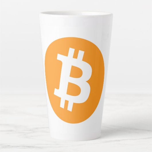 Bitcoin Latte Mok (Voorkant)