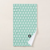 Bitcoin Licht Teal Bad Handdoek (Handdoek)