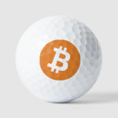 Bitcoin logo balles de golf (Recto)
