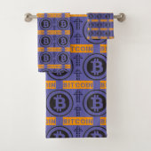 Bitcoin Logo-patroon Bad Handdoek (Insitu)
