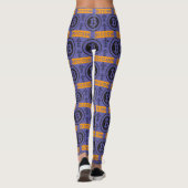 Bitcoin Logo-patroon Leggings (Achterkant)