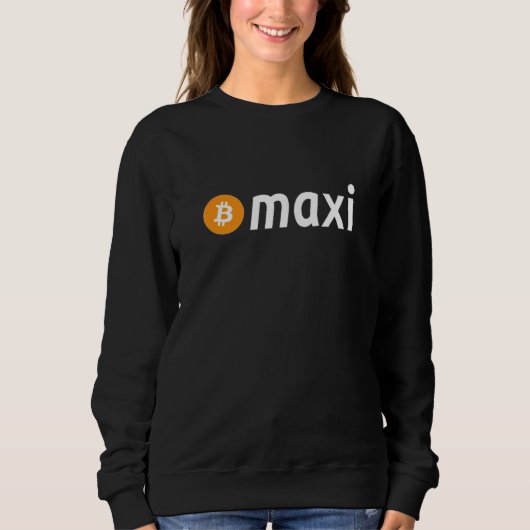 Bitcoin Maxi BTC Maxi Bitcoin Kleding Crypto Trui (Voorkant)
