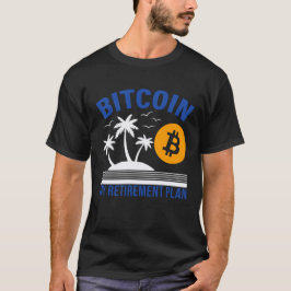 Bitcoin Mijn Pensioen, Tropische Eiland Vibe T-shirt