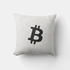 Bitcoin Neuron White Kussen