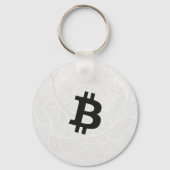Bitcoin Neuron Wit Sleutelhanger (Achterkant)