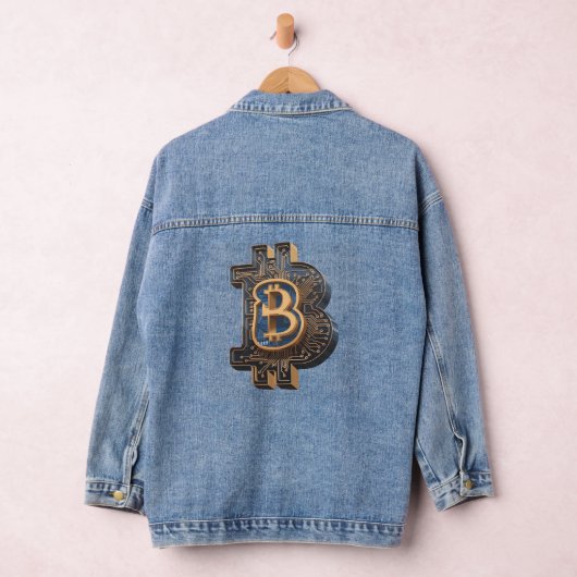 BITCOIN-ONTWERP DENIM JACKET (Hangar)
