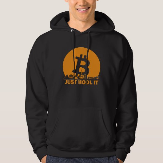 Bitcoin Paris Skyline Paris Bitcoin Maximalist Hoodie (Voorkant)