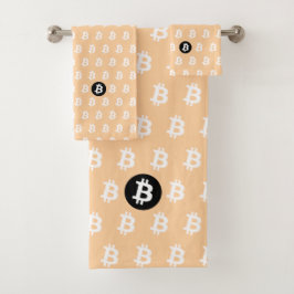 Bitcoin Perzik Bad Handdoek