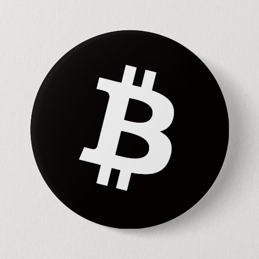 Bitcoin Pin Button (Large) (Voorkant)