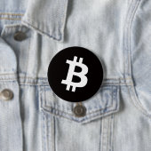 Bitcoin Pin Button (Large) (In situ)