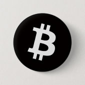 Bitcoin Pin Button (Medium) (Voorkant)