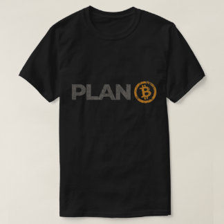 Bitcoin Plan Crypto Ontwerp T-shirt