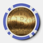 Bitcoin Poker Chip (Achterkant)