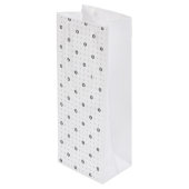 Bitcoin Polka Dots Wine Bag Wijn Cadeautas (Achterkant Gekanteld)