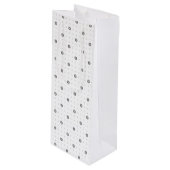 Bitcoin Polka Dots Wine Bag Wijn Cadeautas (Voorkant Gekanteld)