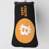 Bitcoin Putter Hoesje Golfheadcover (Draai 90)