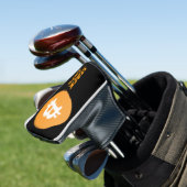 Bitcoin Putter Hoesje Golfheadcover (Insitu)