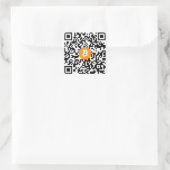 Bitcoin QR Code Petit Sticker (feuille de 20) (Sac)