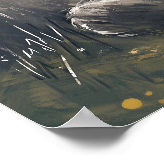 Bitcoin Rabbit Hotte Crypto Bunny Poster (Coin)