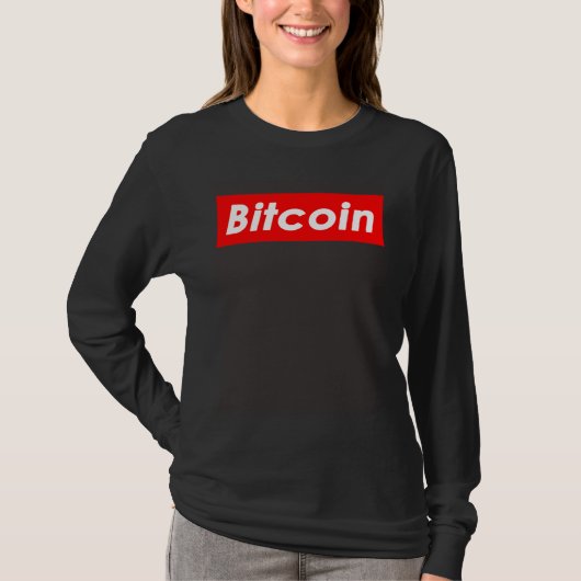 Bitcoin Rare Style Crypto T-shirt (Voorkant)