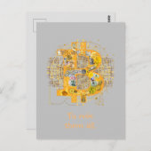 Bitcoin-regel Briefkaart (Voorkant / Achterkant)