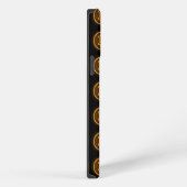 bitcoin RETRO led tekens CRYPTO gepersonaliseerde iPhone Hoesje (Rechterkant)