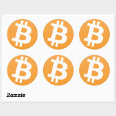 Bitcoin Ronde Sticker (Vel)