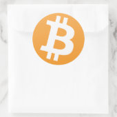 Bitcoin Ronde Sticker (Tas)