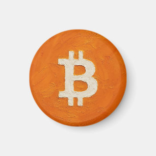 Bitcoin Standaard (Olie, Stijl: 1) Magneet