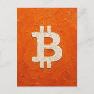 Bitcoin Standaard (Olie, Stijl: 2) Briefkaart