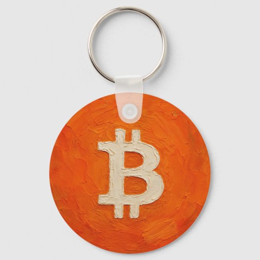 Bitcoin Standard (Oil, Style: 3) Sleutelhanger (Voorkant)