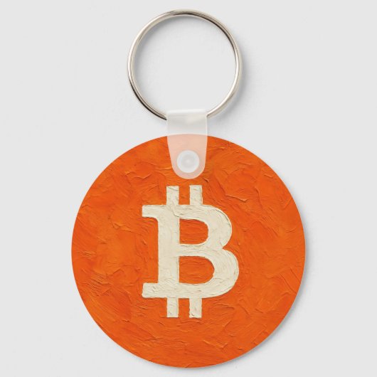 Bitcoin Standard (Oil, Style: 4) Sleutelhanger (Voorkant)