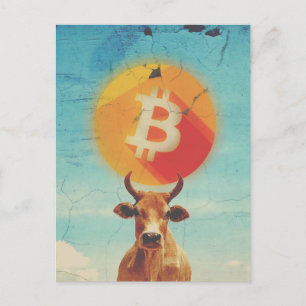 Bitcoin Stier All-Time-High (ATH) Briefkaart
