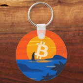 Bitcoin Strand Sleutelhanger (Voorkant)