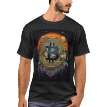 BITCOIN T-shirt voor liefhebbers van cryptocurrenc