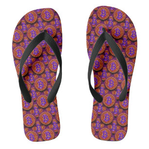 Bitcoin Teenslippers door 1GLENCo