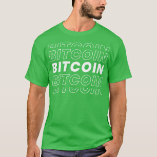 Bitcoin tekst t-shirt
