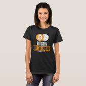 Bitcoin to the Moon BTC T-shirt (Voorkant volledig)