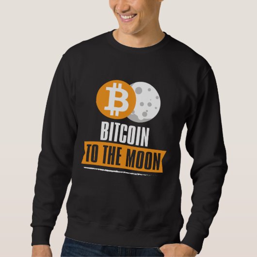 Bitcoin to the Moon  BTC Trui (Voorkant)
