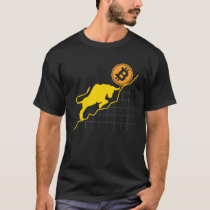 Bitcoin Trader Crypto Asset Trader Bull Bullish Tr T-shirt