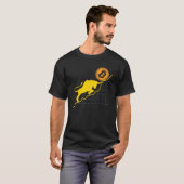Bitcoin Trader Crypto Asset Trader Bull Bullish Tr T-shirt (Voorkant volledig)