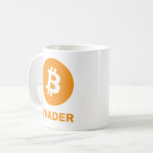 Bitcoin Trader Logo Koffiemok (Voorkant links)
