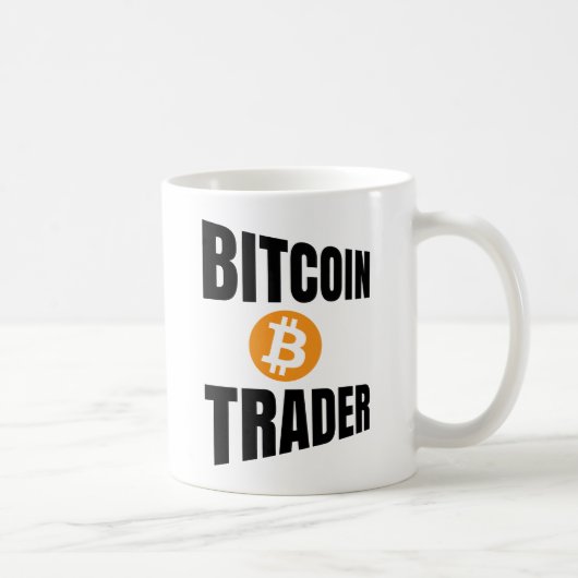 Bitcoin Trader Perspectieftekst Koffiemok (Rechts)