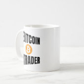 Bitcoin Trader Perspective Koffiemok (Voorkant links)