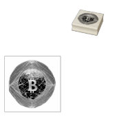 Bitcoin Universe – The Cosmic Crypto Stamp Rubberstempel (Gestempeld)