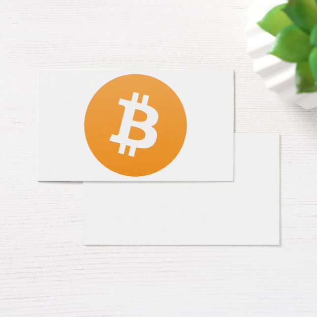 Bitcoin Visitekaartje (Bureau)