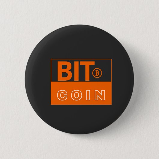 Bitcoin Visual Ronde Button 5,7 Cm (Voorkant)