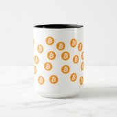 Bitcoin Wave BTC Crypto Token Mok (Midden)