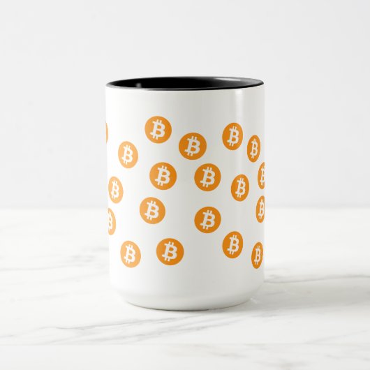 Bitcoin Wave BTC Crypto Token Mok (Midden)